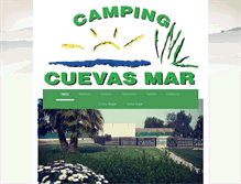 Tablet Screenshot of campingcuevasmar.com